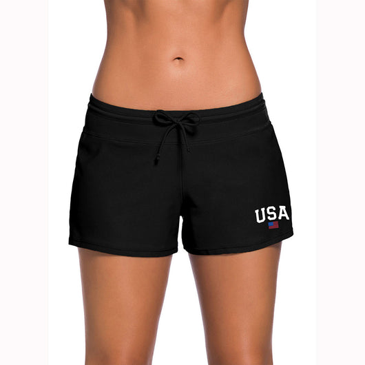 Shorts de Baño para Mujer con Diseño Estampado y Cordones - Image 8