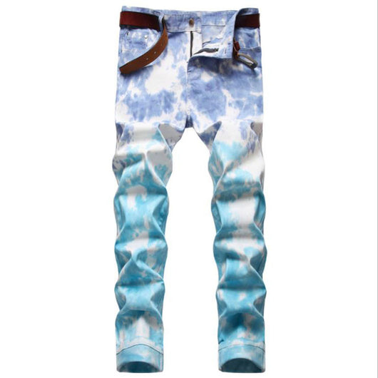 Jeans Stretch Coloridos Binfen Corte Recto Ajustado - Image 6