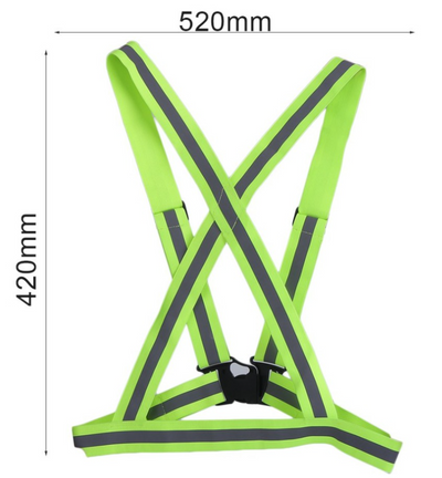 Chaleco Reflectante Transpirable para Ciclismo Nocturno - Visibilidad Alta Seguridad - Image 12
