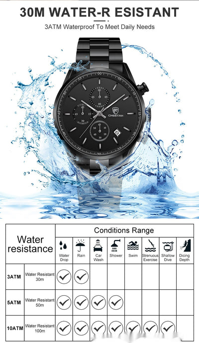 Reloj de Cuarzo Multifuncional Impermeable para Hombre - Estilo Ejecutivo - Image 18