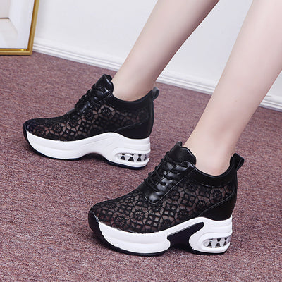 Zapatillas Deportivas Casuales para Mujer con Plataforma y Malla Transpirable - Image 9