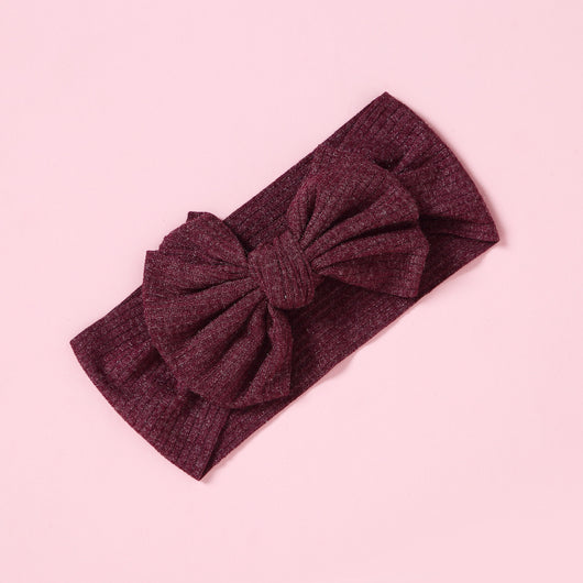 Diadema Elástica Ancha con Moño para Bebé y Niña - Image 7