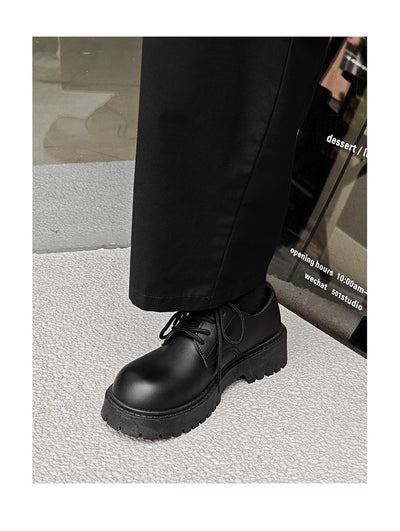 Zapatos Casuales Británicos para Hombre con Suela Elevada - Image 9