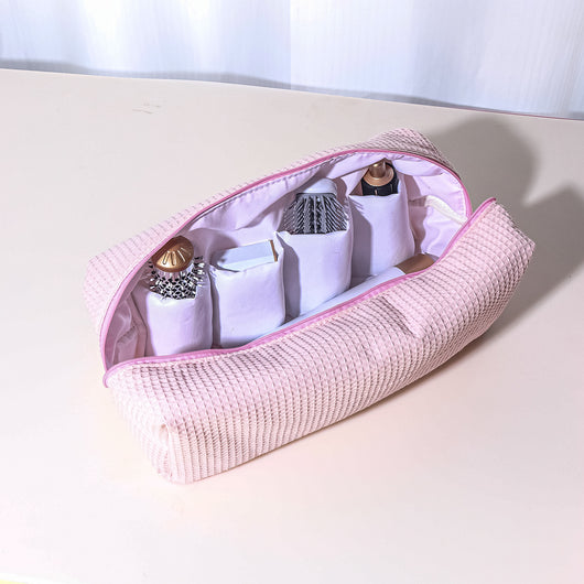 Bolsa Organizadora de Gran Capacidad para Secador y Maquillaje con Forro de Algodón - Image 11