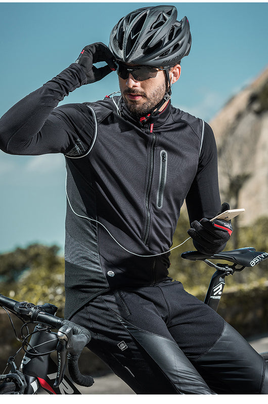 Chaleco Cortavientos para Ciclismo Otoño e Invierno - Image 24