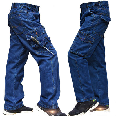 Pantalones de Trabajo Denim Reforzado Hombre - Resistentes y Duraderos - Image 11