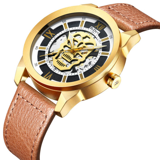 Reloj Casual Biden para Hombre con Diseño Hueco y Movimiento de Cuarzo - Image 9