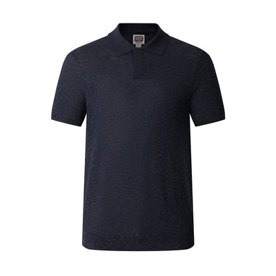 Polo Ejecutivo Slim Fit Tejido Texturizado de Seda de Hielo - Manga Corta para Hombre - Image 8