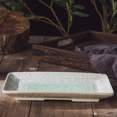 Plato de Cerámica Artesanal para Postres y Sushi Frío - Image 12