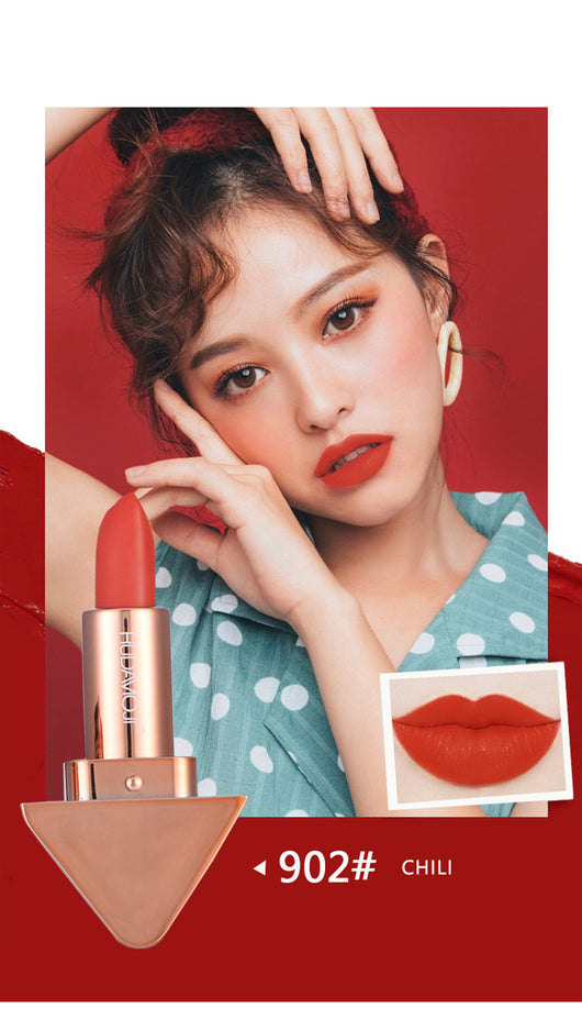 Labial Mate Rojo Terciopelo Larga Duración Resistente al Agua - Maquillaje Coreano Premium - Image 8