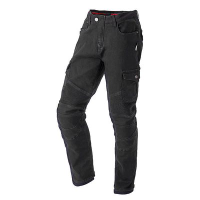 Pantalón Vaquero de Protección para Motociclista con Cinturón de Carreras Camuflaje - Image 11