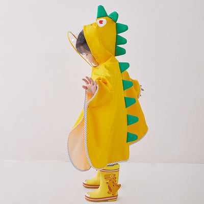 Impermeable Infantil Tipo Capa con Diseño de Dinosaurio - Image 5