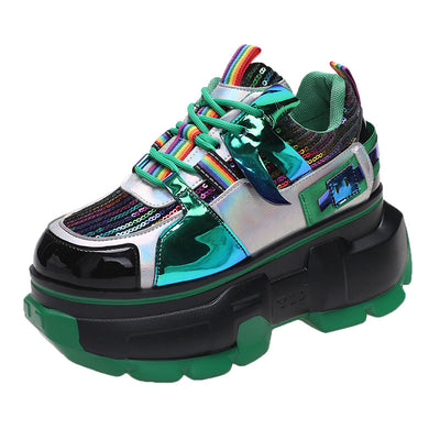Zapatos de Moda para Mujer con Cordones - Estilo Trendy Versátil - Image 11