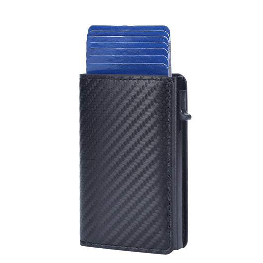 Cartera Minimalista de Cuero Engrasado con Protección Antimagnética - Image 6