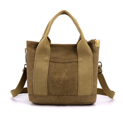 Bolsa de Lona Estilo Coreano de Gran Capacidad para Viajes y Uso Diario - Image 8