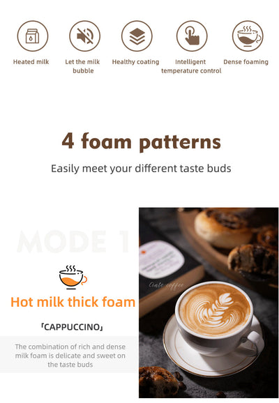 Batidor de Leche Automático Eléctrico para Café Caliente y Frío - Image 7