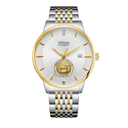 Reloj Mecánico Empresarial para Hombre con Fondo Transparente Impermeable - Image 8
