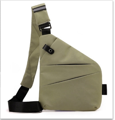 Bolsa de Lona para Hombre - Mochila Cruzada Multifunción con Protección Antirrobo - Image 20