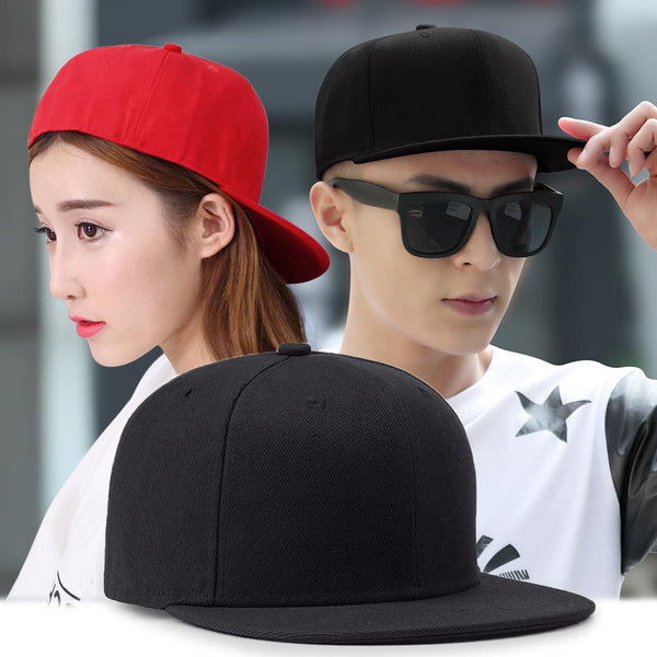 Gorra Hip Hop Visera Plana Cobertura Total - Estilo Street Dance