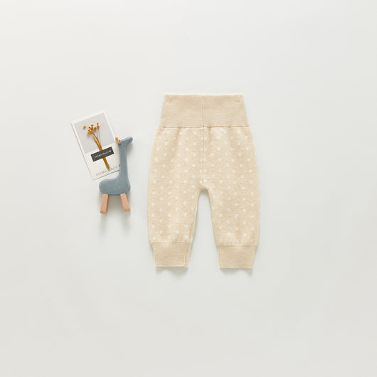 Pantalones de Punto de Algodón con Lunares para Niños - Image 5