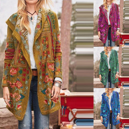 Chaqueta Casual Estampada de Manga Larga - Image 11
