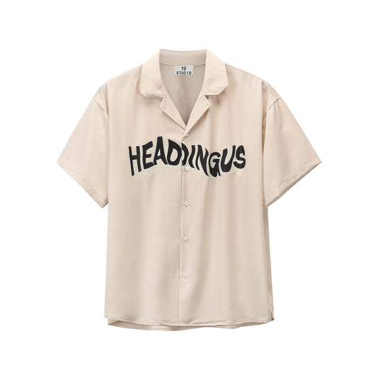 Camisa Estilo Hong Kong Coreana 19studio para Hombre - Verano Ins - Image 12