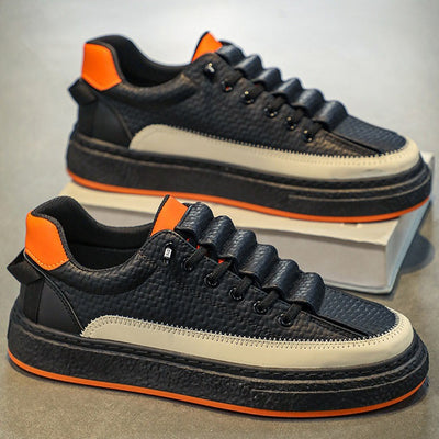 Tenis de Cuero para Skateboard con Plataforma - Estilo Casual Deportivo - Image 4