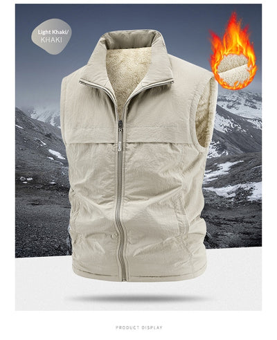 Chaleco Reversible Térmico para Hombre - Forro Polar Grueso y Cálido - Image 26