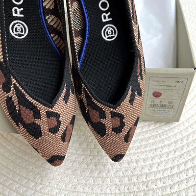 Zapatos de Tacón Punta Fina Tejidos Livianos para Mujer - Image 38