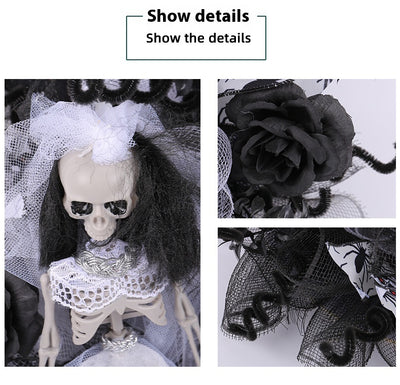 Guirnalda de Calaveras Novios Halloween - Decoración de Terror y Misterio - Image 16