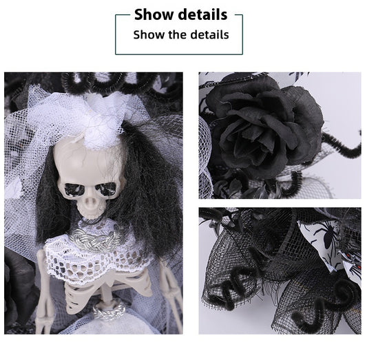 Guirnalda de Calaveras Novios Halloween - Decoración de Terror y Misterio - Image 16