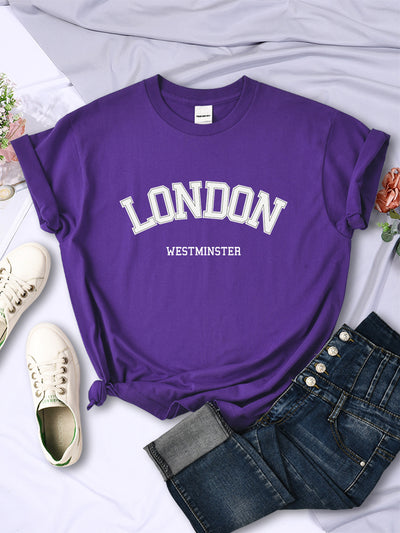 Blusa Fresca de Verano con Letras - Manga Corta Transpirable - Image 11