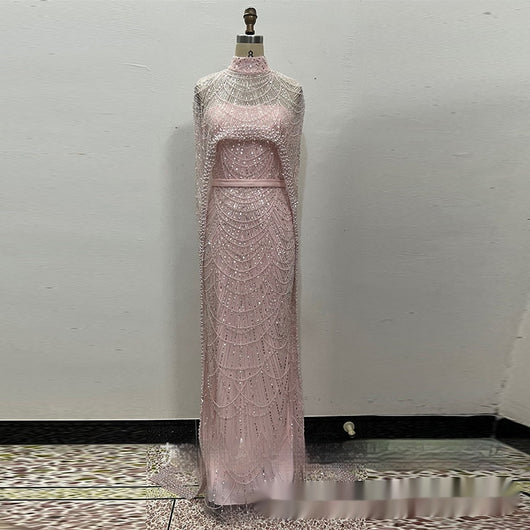 Vestido de Fiesta con Bordado de Perlas - Image 8