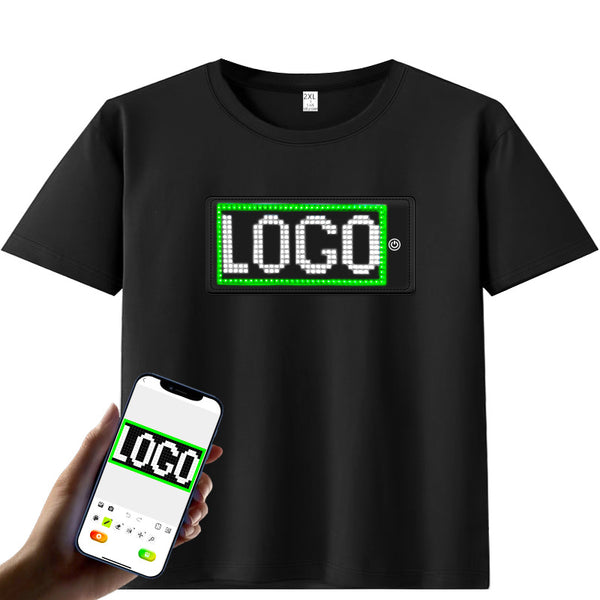 Playera LED con Pantalla Digital Interactiva - Diseño Viral para Influencers