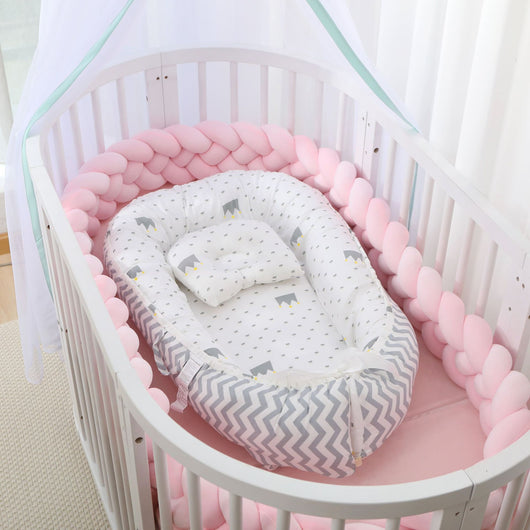 Cuna Portátil Plegable con Colchón Desmontable y Lavable - Diseño Ergonómico Antipreión - Image 3