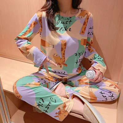 Pijama Infantil Estampado con Dibujos Animados - Conjunto Cómodo para Casa - Image 7