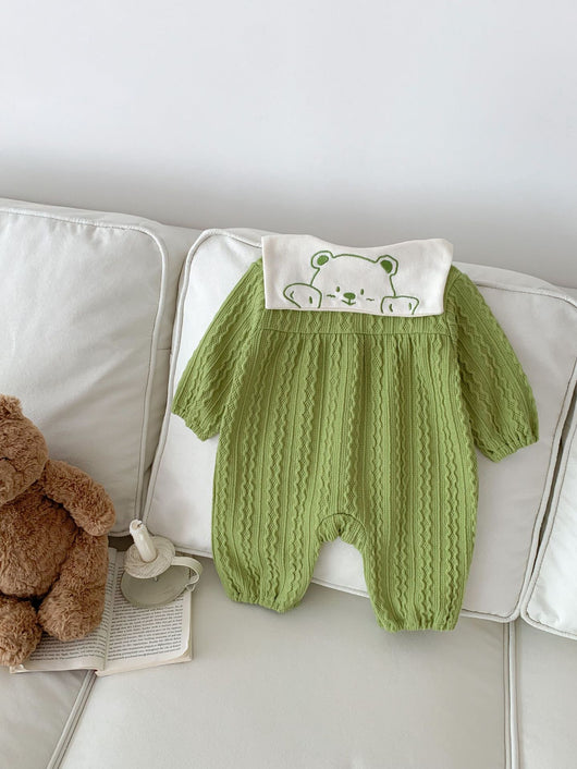 Pijama Enterizo Bebé Osito Adorable con Cierre Twist - Image 22