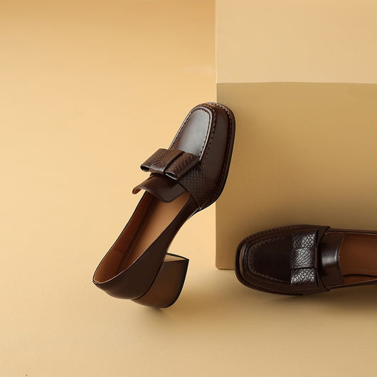 Zapatos Ejecutivos de Cuero Suave con Tacón Robusto - Image 27