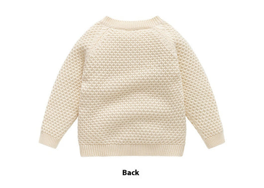 Suéter Abrigo Infantil Cuello Redondo para Otoño e Invierno - Image 9