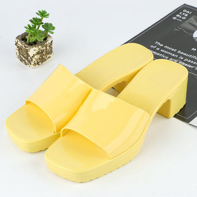 Sandalias Plataforma de Verano para Mujer con Tacón Grueso y Punta Cuadrada - Image 20