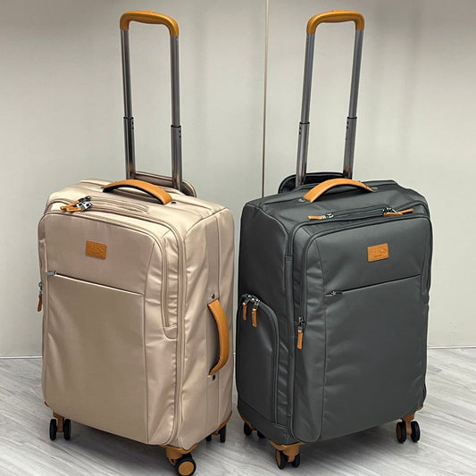 Maleta Trolley con Ruedas Giratorias en Tela Oxford Ultraligera