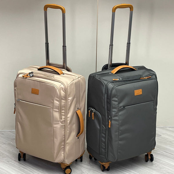 Maleta Trolley con Ruedas Giratorias en Tela Oxford Ultraligera