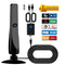 Antena de TV Digital HD con Ventosa para Canales Gratuitos