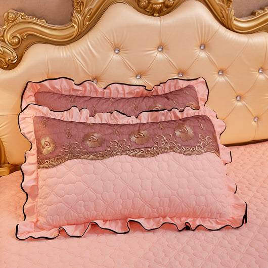 Funda de Almohada Acolchada con Encaje Reforzada - Image 22
