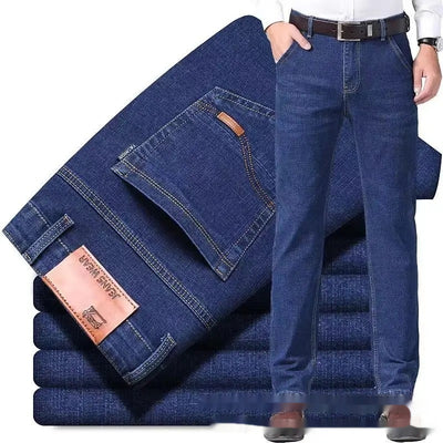 Jeans Rectos Holgados para Hombre - Comodidad y Durabilidad - Image 4