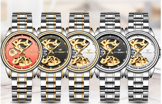 Reloj Mecánico Automático de Cristal Hueco - Image 13