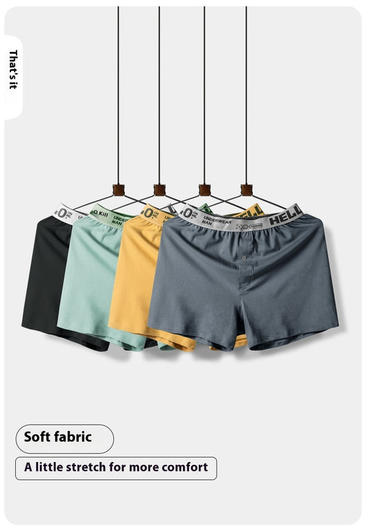 Pantalones Boxer Sueltos para Casa HELLO - Algodón Puro Hombre - Image 14