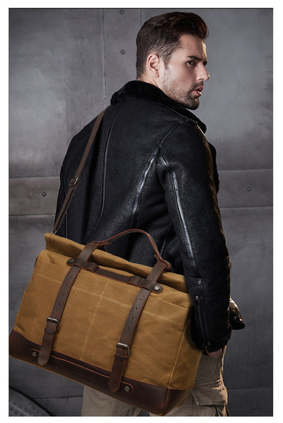 Bolsa Bandolera de Lona Unisex - Estilo Casual y Versátil - Image 18