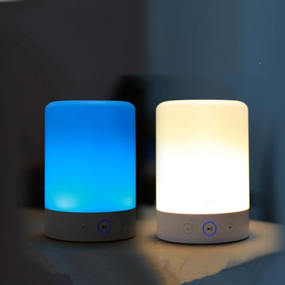 Altavoz Bluetooth Portátil con Luz LED para Camping y Exteriores
