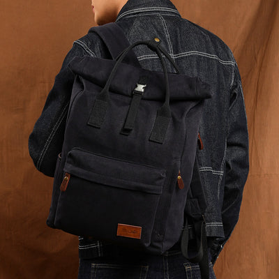 Bolsa de Lona Casual Unisex Estilo Japonés y Coreano - Image 9